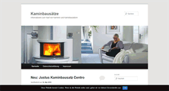 Desktop Screenshot of kaminbausaetze.de