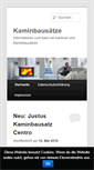 Mobile Screenshot of kaminbausaetze.de