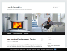 Tablet Screenshot of kaminbausaetze.de